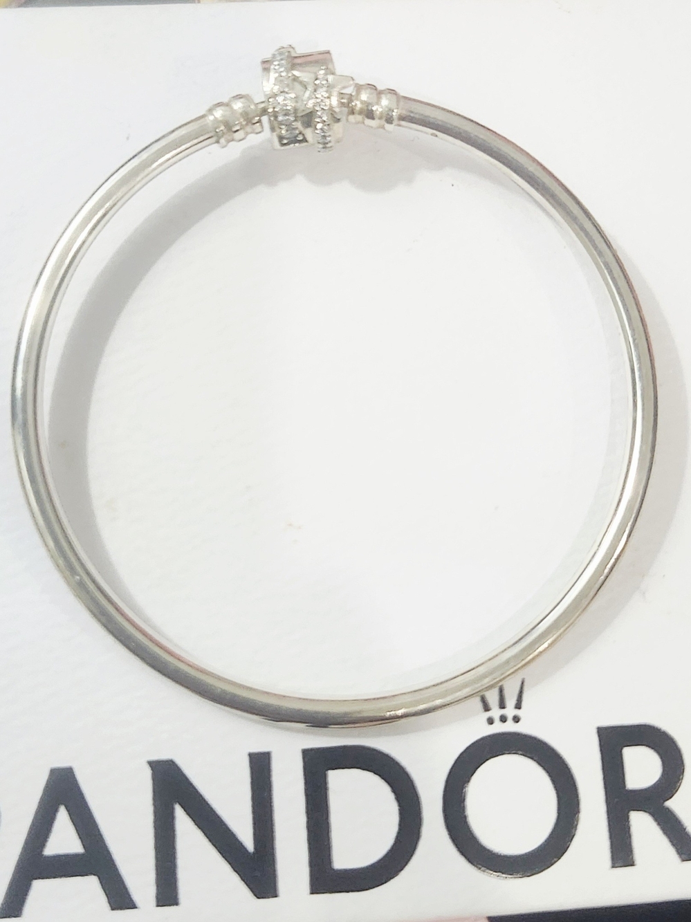 Pandora Silver Polished Bangle Bracelet